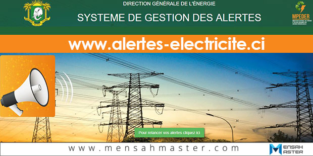Alertes Electricité