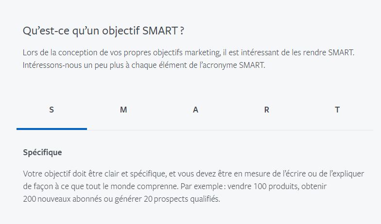 objectif SMART
